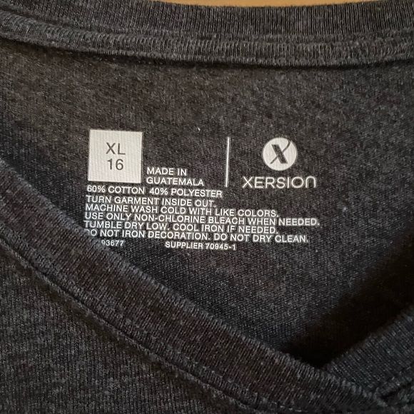 Xersion black long sleeve tee XL 16 - Picture 3 of 3